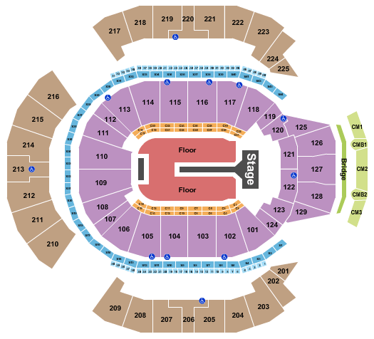 Chase Center Florence + The Machine Seating Chart